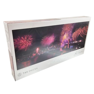 KEN DUNCAN JIGSAW PUZZLE 748 PIECES- SYDNEY NEW YEARS EVE, NSW