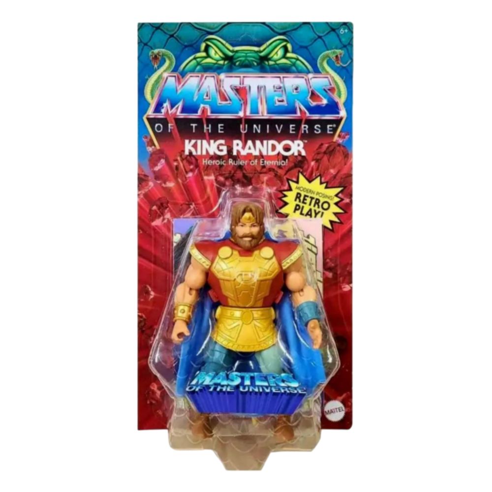 MASTERS OF THE UNIVERSE - KING RANDOR- RISE OF THE SNAKE MEN - Toyworld Frankston