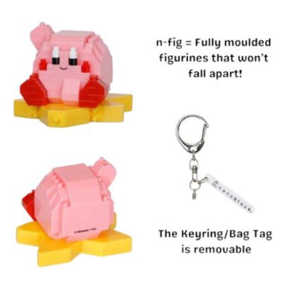 NANOBLOCK N-FIG BAG CLIP - KIRBY WARP STAR - Toyworld Frankston
