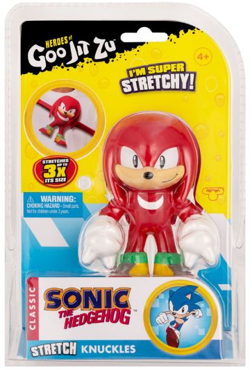HEROES GOO JIT ZU - SONIC THE HEDGEHOG - STRETCH KNUCKLES - Toyworld Frankston