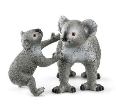 SCHLEICH - WILD LIFE - KOALA MOTHER AND BABY