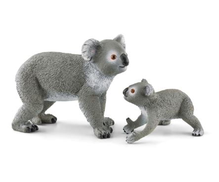 SCHLEICH - WILD LIFE - KOALA MOTHER AND BABY