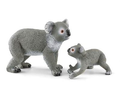 SCHLEICH - WILD LIFE - KOALA MOTHER AND BABY