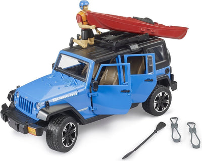 BRUDER LEISURE TIME JEEP WRANGLER RUBICON W/ KAYAK