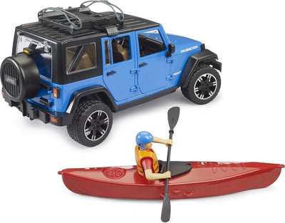 BRUDER LEISURE TIME JEEP WRANGLER RUBICON W/ KAYAK