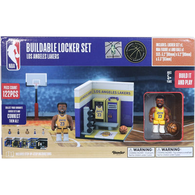 NBA BUILDABLE LOCKER SET - LOS ANGELES LAKERS