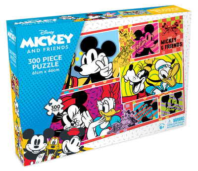 DISNEY MICKEY & FRIENDS 300PC PUZZLE - Toyworld Frankston