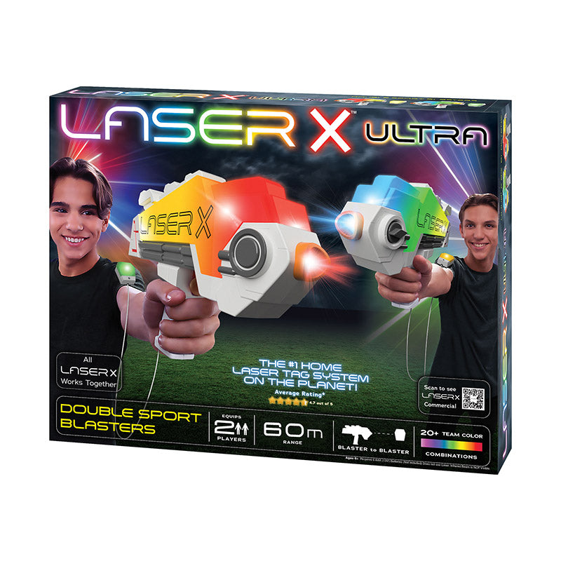 LASER X UTLRA DOUBLE SPORT BLASTERS - Toyworld Frankston