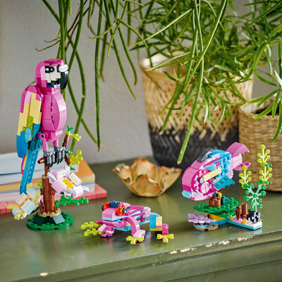 LEGO CREATOR 31144 EXOTIC PINK PARROT 3 IN 1 - Toyworld Frankston