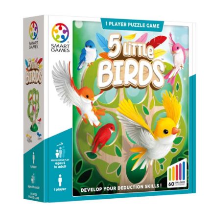SMART GAMES 5 LITTLE BIRDS PUZZLE GAME - Toyworld Frankston