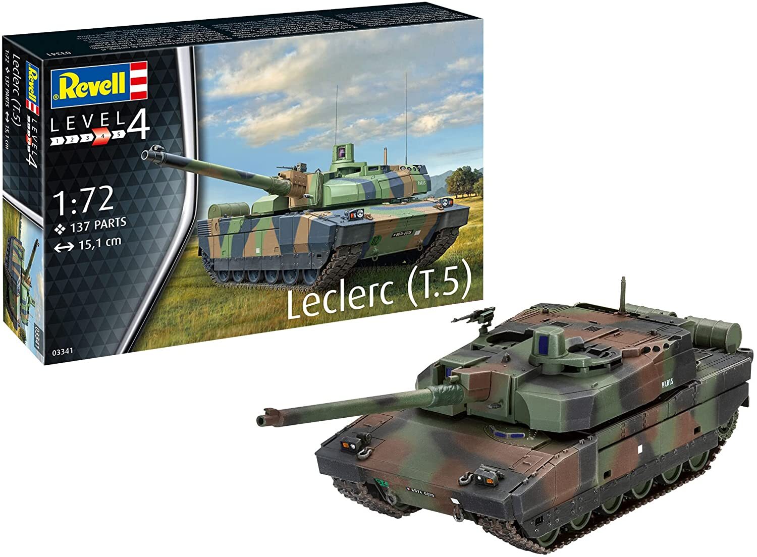 REVELL STARTER KIT 1/72 LECLERC (T.5)
