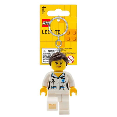 LEGO FEMALE NURSE KEY CHAIN/LIGHT - Toyworld Frankston