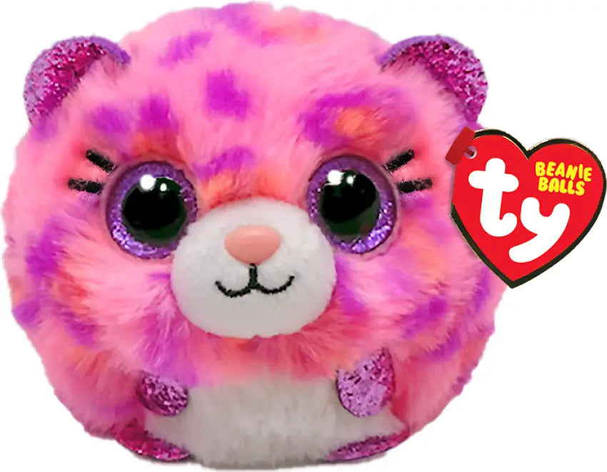 TY BEANIE BALLS - 'TOPAZ' LEOPARD - Toyworld Frankston