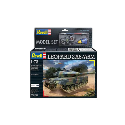 REVELL STARTER KIT 1/72 MODEL SET LEOPARD 2A6/A6M - Toyworld Frankston