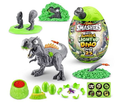 ZURU SMASHERS - MEGA JURASSIC LIGHT UP DINO EGG