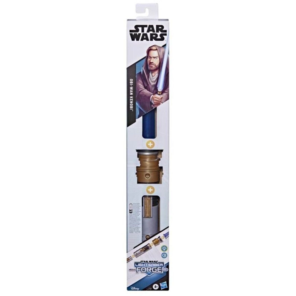 STAR WARS LIGHTSABER FORGE - OBI WAN KENOBI ELECTRONIC LIGHTSABER - Toyworld Frankston