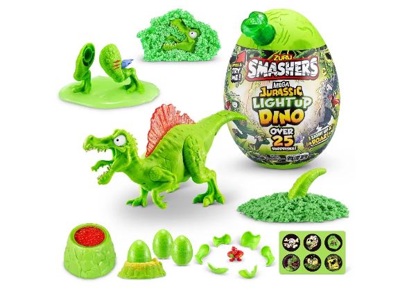 ZURU SMASHERS - MEGA JURASSIC LIGHT UP DINO EGG