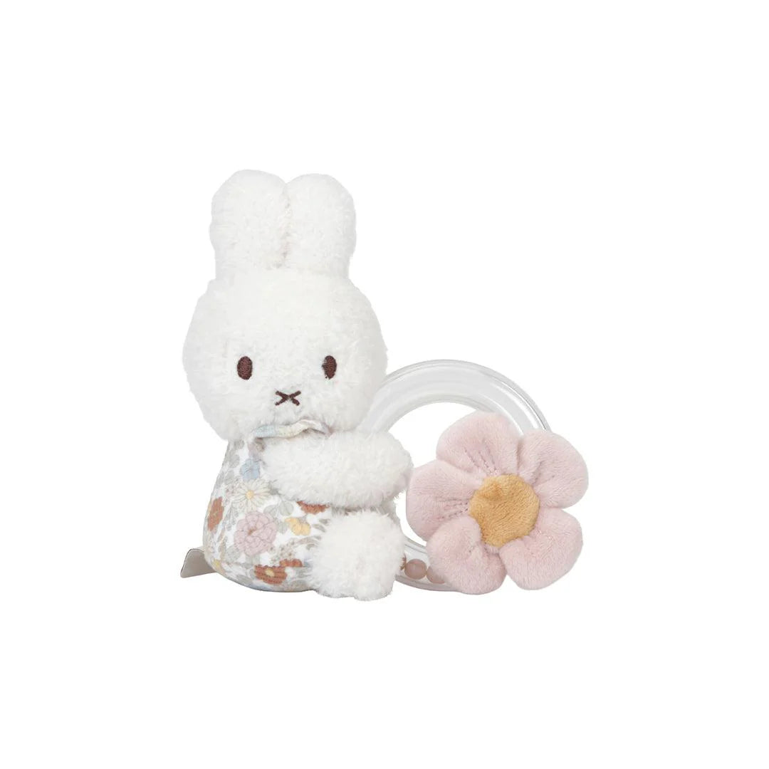 MIFFY VINTAGE FLOWER - RING RATTLE - Toyworld Frankston