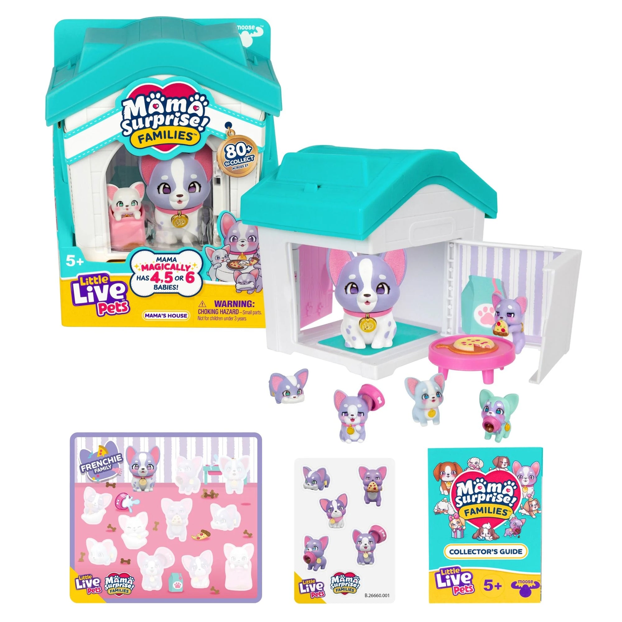 LITTLE LIVE PETS MAMA SUPRISE FAMILIES - FRENCHIE FAMILY