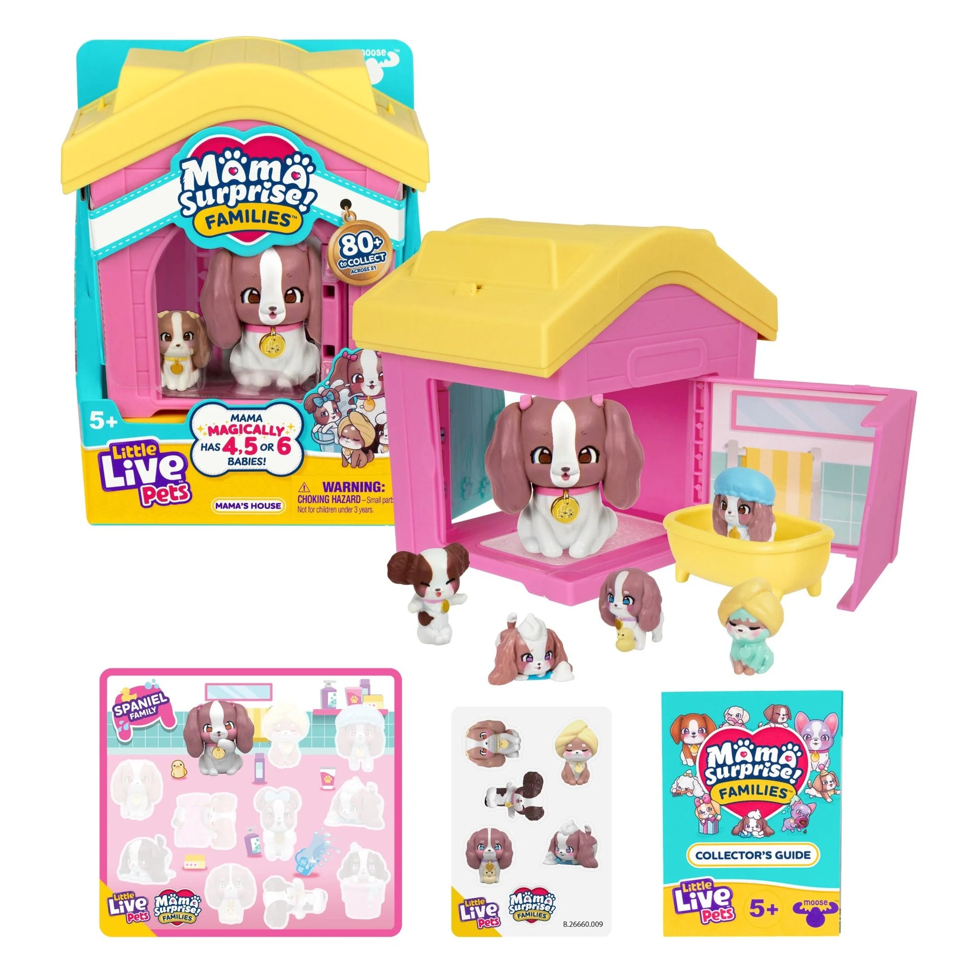 LITTLE LIVE PETS MAMA SUPRISE FAMILIES - SPANIEL FAMILY