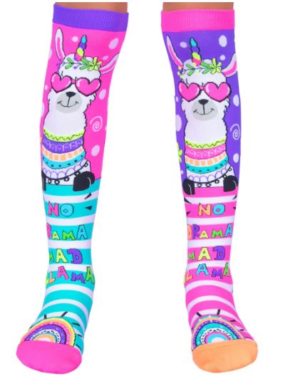 MADMIA - LLAMA DRAMA SOCKS 6-99 YRS - Toyworld Frankston