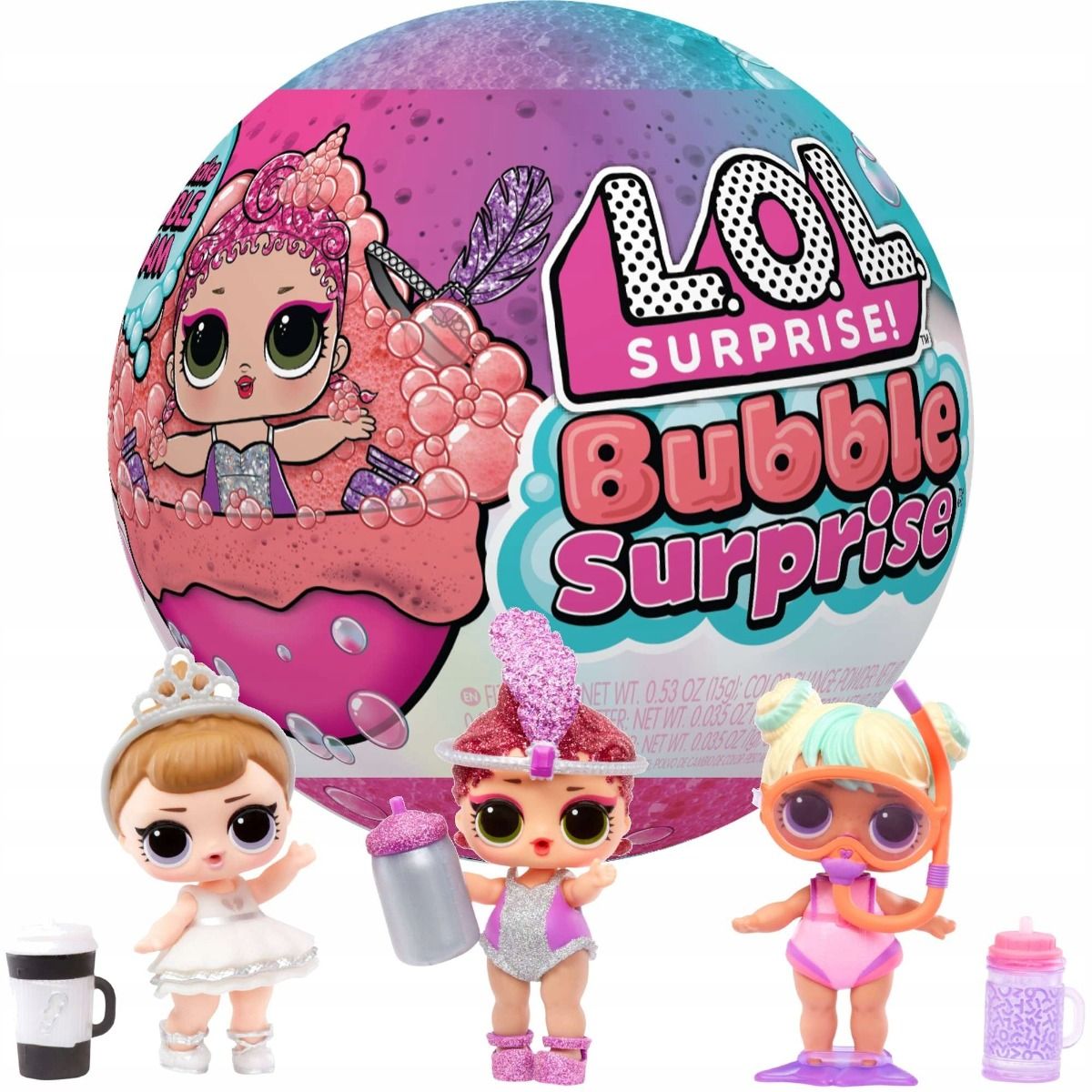 LOL SURPRISE - BUBBLE SURPRISE DOLLS ASSORTED - Toyworld Frankston