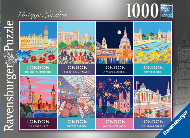 RAVENSBURGER PUZZLE - VINTAGE LONDON 1000 PIECE