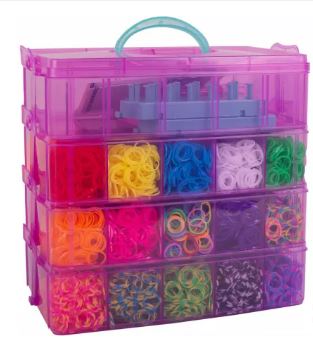 MEGA LOOM BAND KIT - CARRY CASE 15000 PIECES
