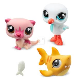 LITTLEST PET SHOP TRIO IN TUBE 3 PACK ISLAND VIBES - Toyworld Frankston