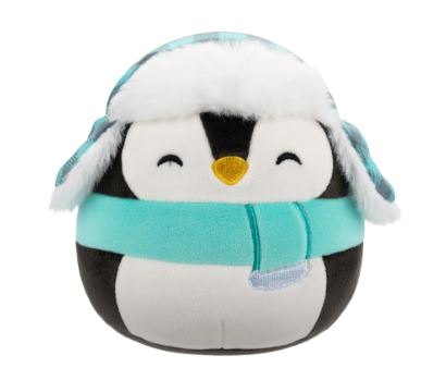 SQUISHMALLOWS - 2024 HOLIDAY ASSORTMENT 7.5 INCH - LUNA THE PENGUIN - Toyworld Frankston