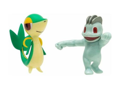 POKEMON BATTLE FIGURE PACK - MACHOP AND SNIVY - Toyworld Frankston