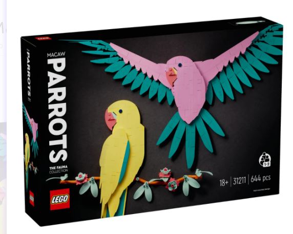 LEGO 31211 THE FAUNA COLLECTION - MACAW PARROT - Toyworld Frankston