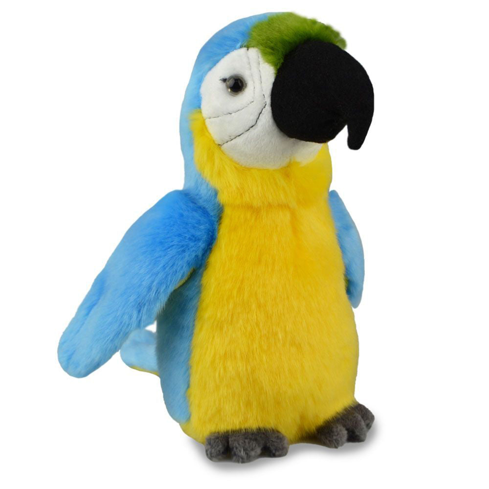 LIL FRIENDS - MACAW BLUE 18CM PLUSH - Toyworld Frankston