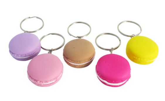 MACAROON KEYCHAIN VARIOUS COLOURS - Toyworld Frankston