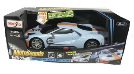 MAISTO MOTORSOUNDS 1:24 2019 FORD GT HERITAGE - Toyworld Frankston