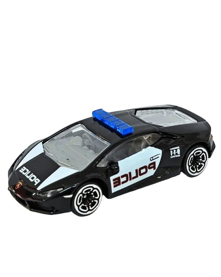 MAJORETTE PREMIUM RESCUE WORLD - BLACK POLICE LAMBORGHINI HURACAN