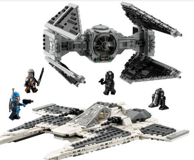 LEGO 75348 STAR WARS MANDALORIAN FANG FIGHER VS THE INTERCEPTER - Toyworld Frankston