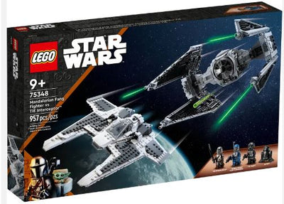 LEGO 75348 STAR WARS MANDALORIAN FANG FIGHER VS THE INTERCEPTER - Toyworld Frankston