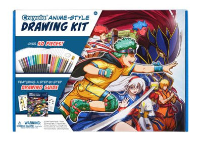 CRAYOLA ANIME -STYLE DRAWING KIT- LEARN TO DRAW - Toyworld Frankston