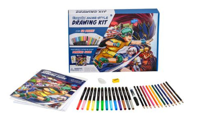 CRAYOLA ANIME -STYLE DRAWING KIT- LEARN TO DRAW - Toyworld Frankston