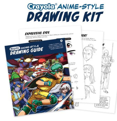 CRAYOLA ANIME -STYLE DRAWING KIT- LEARN TO DRAW - Toyworld Frankston