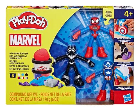 PLAY-DOH MARVEL - HERO ADVENTURE SET - Toyworld Frankston