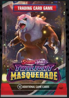 POKEMON TCG SCARLET AND VIOLET - TWILIGHT MASQUERADE SINGLE BOOSTER PACK - Toyworld Frankston