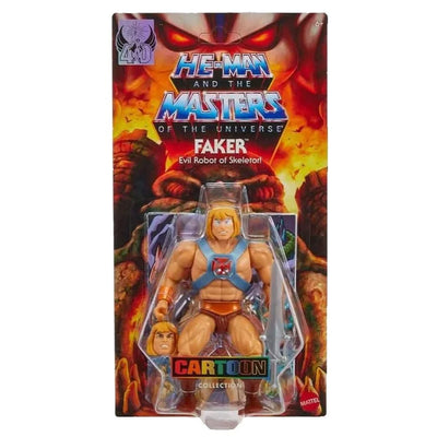 HE-MAN AND THE MASTERS OF THE UNIVERSE - CARTOON COLLECTION 40TH ANNIVERSERY - FAKER - Toyworld Frankston