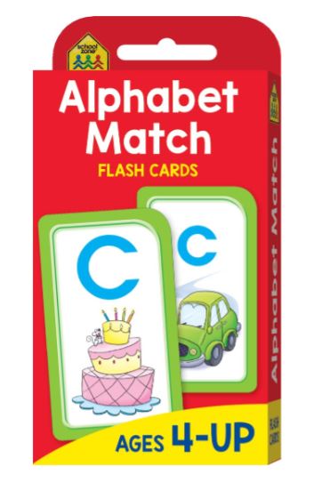 SCHOOL ZONE ALPHABET MATCH FLASH CARDS - Toyworld Frankston