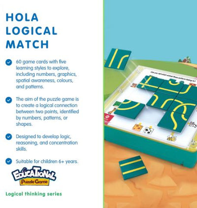 HOLA - EDUCATIONAL PUZZLE GAME - LOGICAL MATCH - Toyworld Frankston