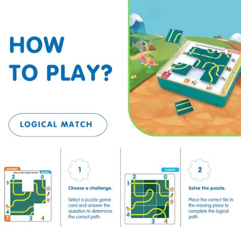 HOLA - EDUCATIONAL PUZZLE GAME - LOGICAL MATCH - Toyworld Frankston