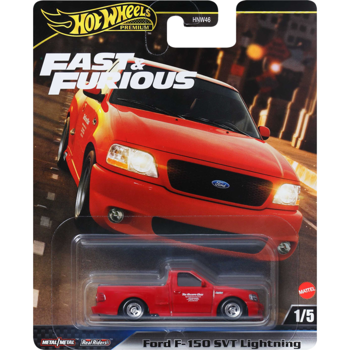 HOT WHEELS PREMIUM FAST & FURIOUS - FORD F-150 SVT LIGHTNING - Toyworld Frankston