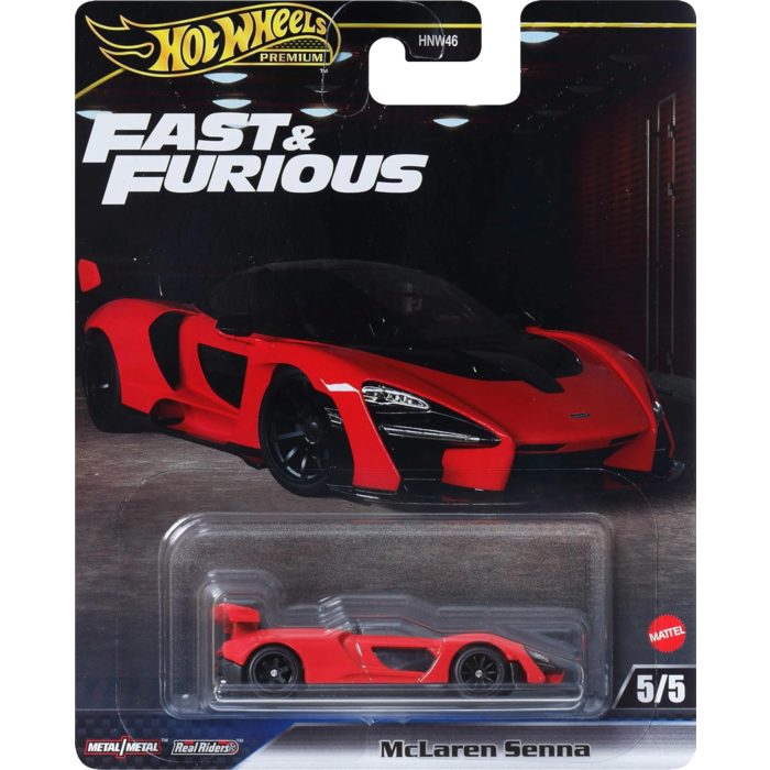HOT WHEELS PREMIUM FAST & FURIOUS - MCLAREN SENNA - Toyworld Frankston