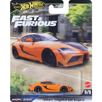 HOT WHEELS PREMIUM FAST & FURIOUS - 2021 TOYOTA GR SUPRA - Toyworld Frankston